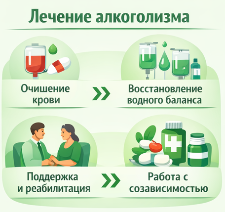 лечение алкоголизма в Сургуте этапы